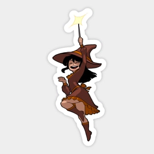 Spell Yeah Cute Witch Fall Outfit Variant (No Text) Sticker